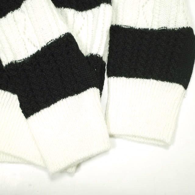 新品 tao COMME des GARCONS タオ コムデギャルソン 23SS SHUN SUDO フラワー刺繍ボーダークルーネックニット TK-N022 S 定価64,900円 |  | 07