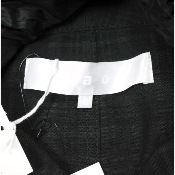 新品 tao COMME des GARCONS タオ コムデギャルソン 23SS チェック×ナイロンタフタスカーフ付きジャケット TK-J014 S グレー 定価165,000円 |  | 07