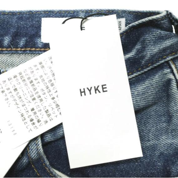 新品 HYKE ハイク 日本製 TAPERED UWB 13oz カットオフテーパードデニムパンツ 13168 28 USED WASH BLUE 定価31,900円 ジーンズ g23054 |  | 03