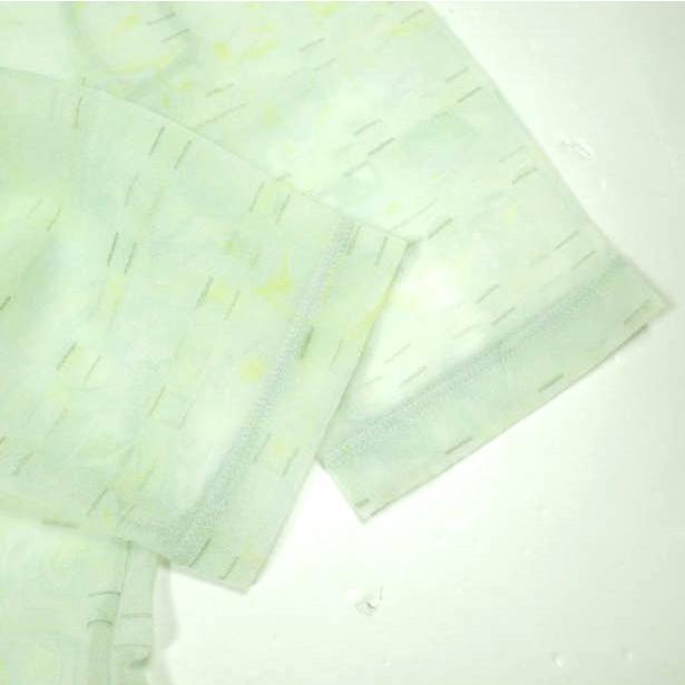 新品 Mame Kurogouchi マメクロゴウチ Marble Printed Plaid Sheer Crew Neck Top シアーカットソー MM23SS-JS021 2 MINT 定価29,700円 |  | 05