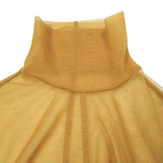 新品 Mame Kurogouchi マメクロゴウチ Marble Printed Plaid Sheer High Neck Top シアーカットソー MM23SS-JS020 2 BROWN 定価35,200円 |  | 04