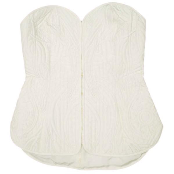 新品 Mame Kurogouchi マメクロゴウチ 23AW Floral Quilted Silk Bustier フローラルキルティングシルクビスチェ 2 ECRU 定価106,700円 |  | 03