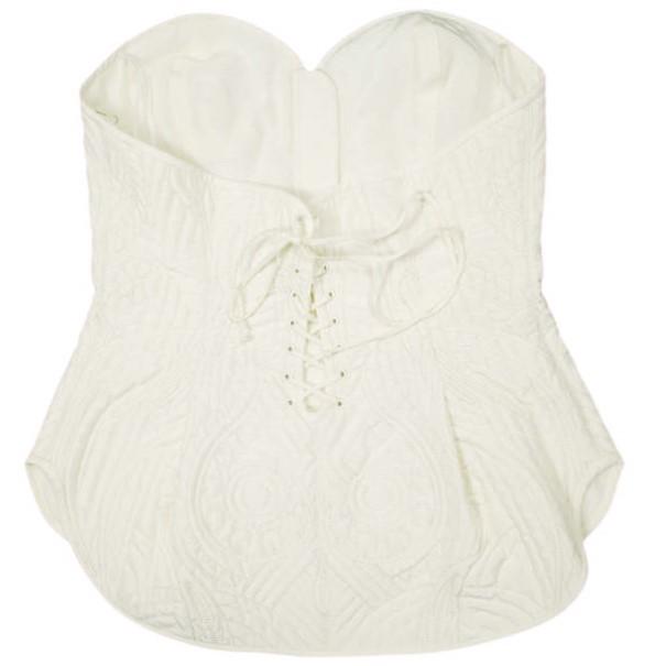 新品 Mame Kurogouchi マメクロゴウチ 23AW Floral Quilted Silk Bustier フローラルキルティングシルクビスチェ 2 ECRU 定価106,700円 |  | 04
