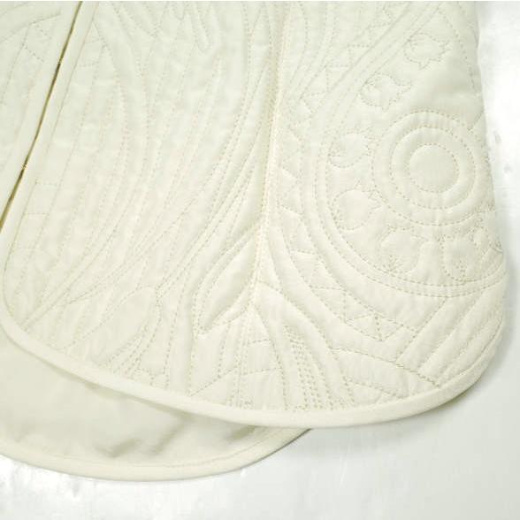 新品 Mame Kurogouchi マメクロゴウチ 23AW Floral Quilted Silk Bustier フローラルキルティングシルクビスチェ 2 ECRU 定価106,700円 |  | 08