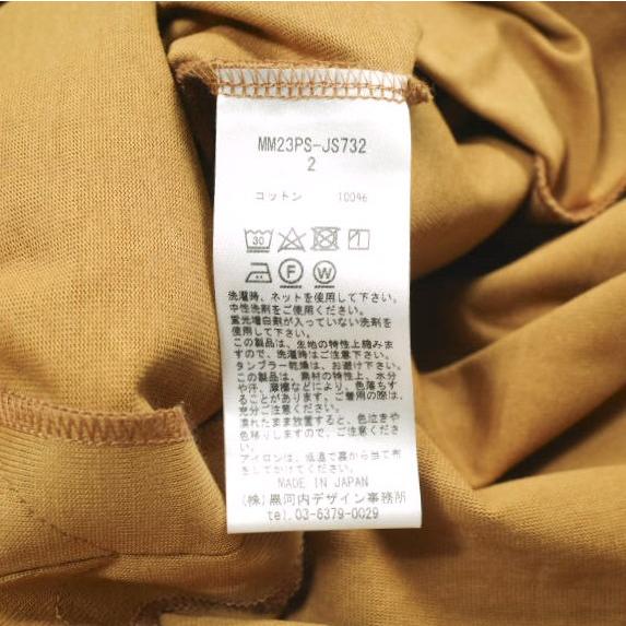 新品 Mame Kurogouchi マメクロゴウチ 23SS Cotton Jersey Dress コットンジャージードレス MM23PS-JS732 2 BROWN 定価42,900円 ワンピース |  | 09