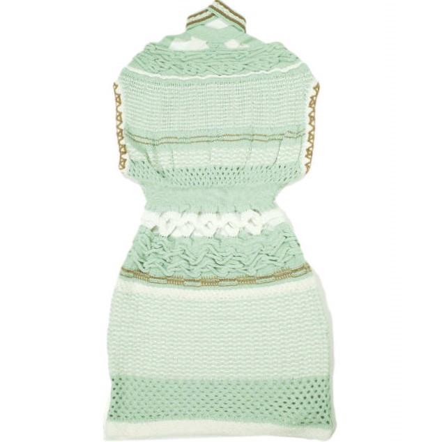 新品 Mame Kurogouchi マメクロゴウチ 23SS Bamboo Basket Pattern Knitted Dress ニットドレス MM23SS-KN034 2 定価88,000円 ワンピース |  | 01