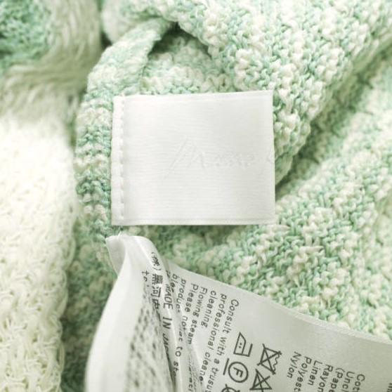 新品 Mame Kurogouchi マメクロゴウチ 23SS Bamboo Basket Pattern Knitted Dress ニットドレス MM23SS-KN034 2 定価88,000円 ワンピース |  | 08