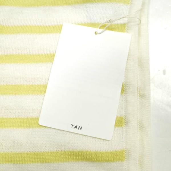 新品 TAN タン 22SS 日本製 コンビボーダー ニットロングワンピース TN22SS021 Free CREAM YELLOW ドレス トップス g23074 |  | 03