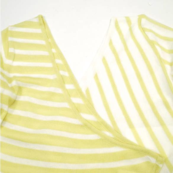 新品 TAN タン 22SS 日本製 コンビボーダー ニットロングワンピース TN22SS021 Free CREAM YELLOW ドレス トップス g23074 |  | 04