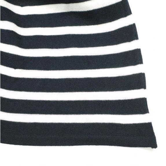 新品 TAN タン 22SS 日本製 コンビボーダー ニットロングワンピース