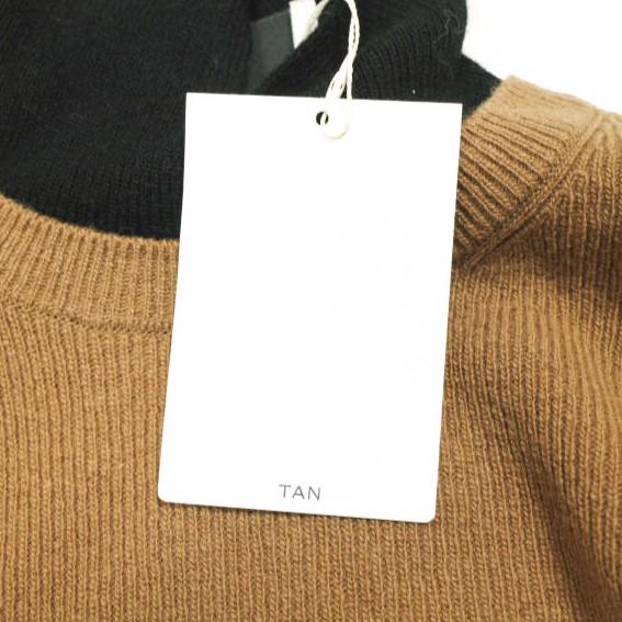 新品 TAN タン 23AW 日本製 LONG SLEEVES SWEATER ウールカシミヤ レイヤードニット TN23FW016 Free BROWN セーター トップス g23076 |  | 03