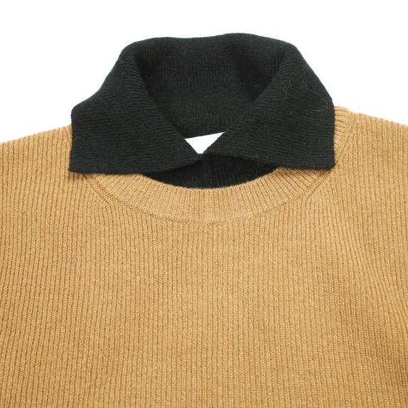 新品 TAN タン 23AW 日本製 LONG SLEEVES SWEATER ウールカシミヤ レイヤードニット TN23FW016 Free BROWN セーター トップス g23076 |  | 05