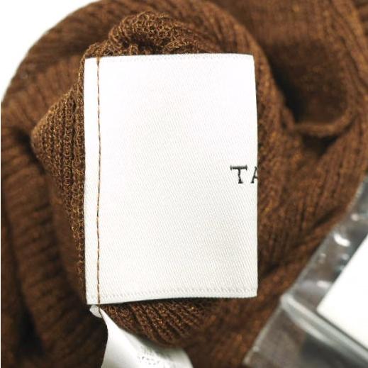 新品 TAN タン 22SS 日本製 SPARKLE DRESS リブ編みニットロングワンピース TN22SS002 Free BRONZE 五分袖 ドレス トップス g23077 |  | 07
