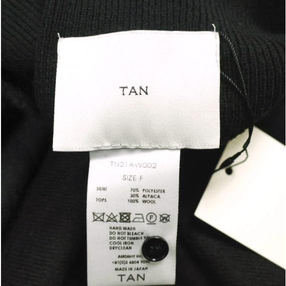 新品 TAN タン 21AW 日本製 FLUFFY ONEPIECE ＆ TOPS APRICOT ニットワンピース トップス アプリコット TN21AW002 Free BLACK g23078 |  | 09