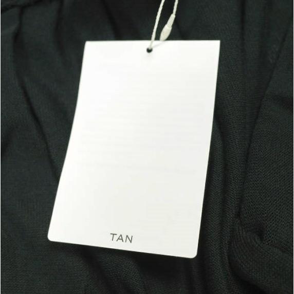 新品 TAN タン 23SS 日本製 SIGNATURE PATTERNED TWIST DRESS＆CROPPED TEE ワンピース ＆ Tシャツ セットアイテム TN23SS023 BLACK |  | 03