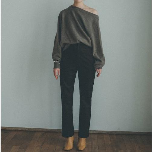 新品 CLANE クラネ シャンブレーコーデュロイJ/Wストレートパンツ 11110-7092 1 BROWN ボトムス g23082 |  | 02