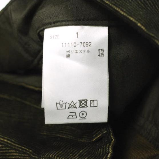 新品 CLANE クラネ シャンブレーコーデュロイJ/Wストレートパンツ 11110-7092 1 BROWN ボトムス g23082 |  | 09