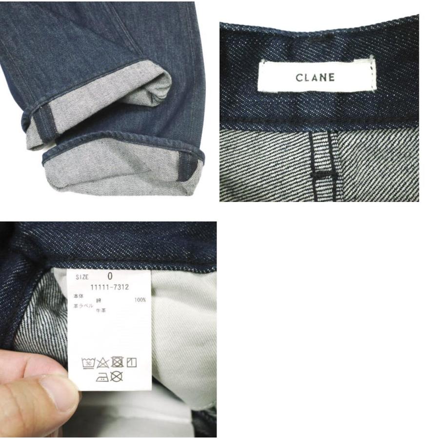 新品 CLANE クラネ COLOR DYE BOOTS CUT DENIM カラーダイブーツカットデニム 11111-7312 0 INDIGO ジップフライ フレア ジーンズ パンツ |  | 09