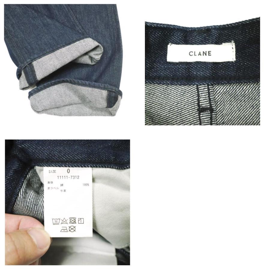 新品 CLANE クラネ COLOR DYE BOOTS CUT DENIM カラーダイブーツカットデニム 11111-7312 0 INDIGO ジップフライ フレア ジーンズ パンツ |  | 09