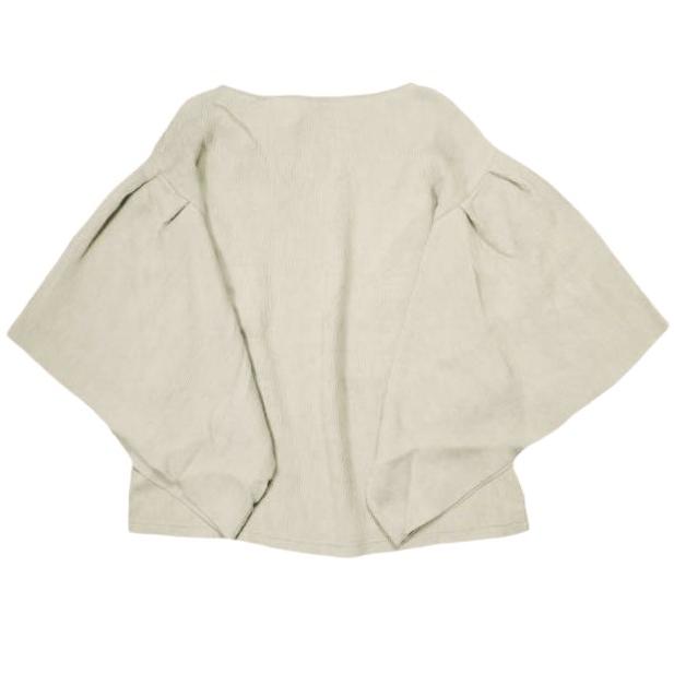 新品 CLANE クラネ 21SS SQUARE SLEEVE SHORT TOPS スクエアスリーブショートトップス 10122-4152 1 BEIGE 定価20,900円 トップス g23085 |  | 01