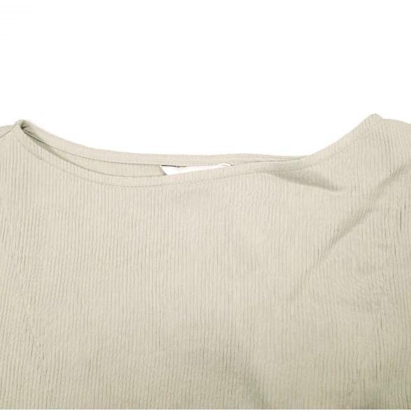 新品 CLANE クラネ 21SS SQUARE SLEEVE SHORT TOPS スクエアスリーブショートトップス 10122-4152 1 BEIGE 定価20,900円 トップス g23085 |  | 04