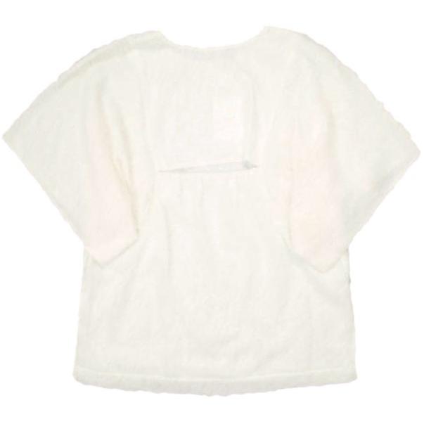 新品 CLANE クラネ FLUFFY FRINGE TOPS フラッフィーフリンジトップス 12122-4322 1 WHITE 半袖 ブラウス トップス g23086 |  | 01