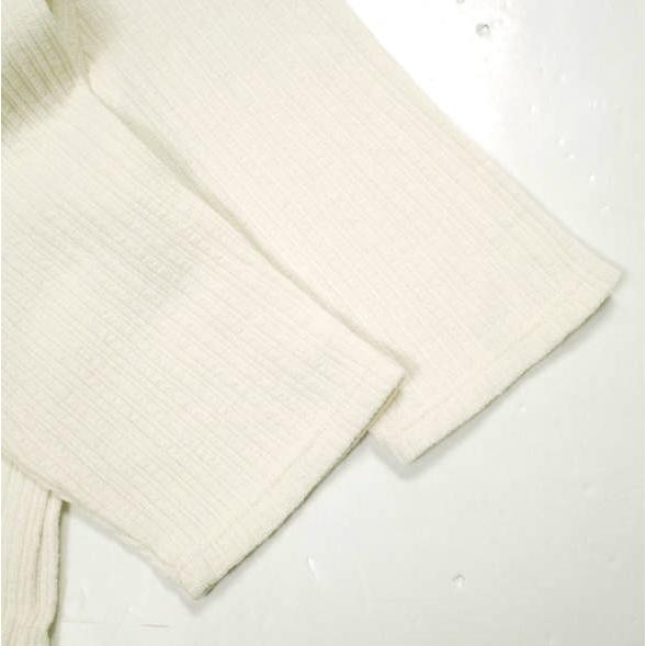 新品 CLANE クラネ 日本製 RIB DEEP NECK TOPS リブディープネックトップス 12105-1312 1 WHITE 半袖 スクエアネック カットソー トップス |  | 06