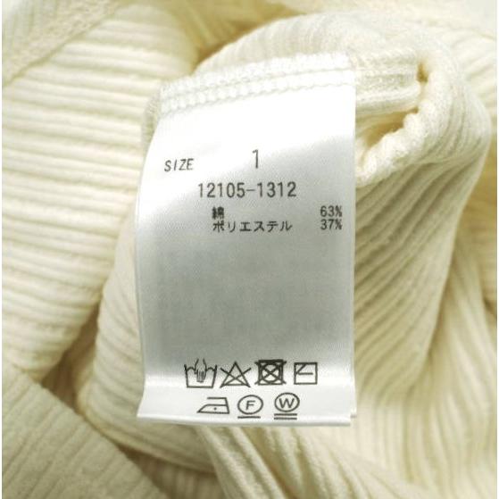 新品 CLANE クラネ 日本製 RIB DEEP NECK TOPS リブディープネックトップス 12105-1312 1 WHITE 半袖 スクエアネック カットソー |  | 08