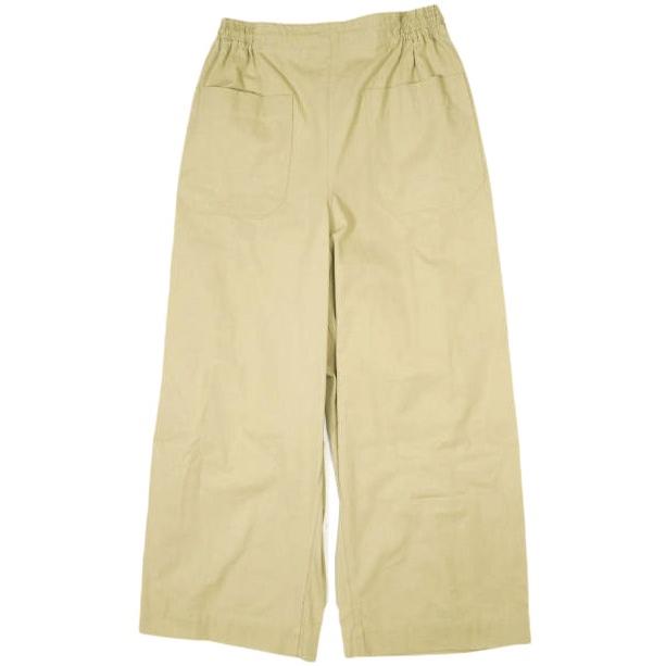 新品 HED MAYNER ヘドメイナー 24SS COMPACT COTTON WIDE PANTS コンパクトコットンワイドパンツ HMMY30007B HY004 XS Beige 定価104,500円 | 