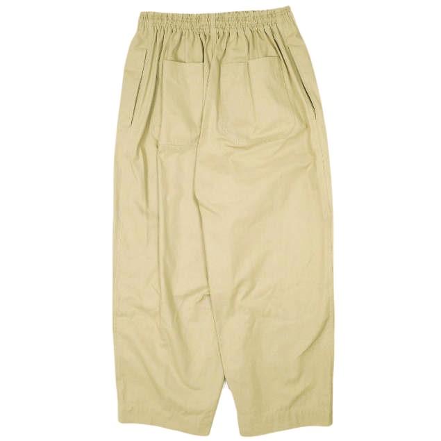 新品 HED MAYNER ヘドメイナー 24SS COMPACT COTTON WIDE PANTS コンパクトコットンワイドパンツ HMMY30007B HY004 XS Beige 定価104,500円 |  | 01
