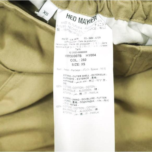 新品 HED MAYNER ヘドメイナー 24SS COMPACT COTTON WIDE PANTS コンパクトコットンワイドパンツ HMMY30007B HY004 XS Beige 定価104,500円 |  | 07