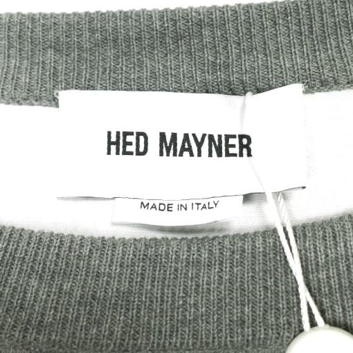 新品 HED MAYNER ヘドメイナー 24SS STONE WASHED COTTON SWEAT オーバーサイズボンディングスウェット HMMY75011A S Grey 定価214,500円 |  | 04