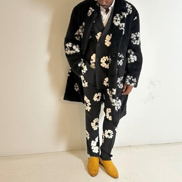 新品 SAINT MICHAEL x DENIM TEARS セントマイケル 24AW DT_FUR COAT