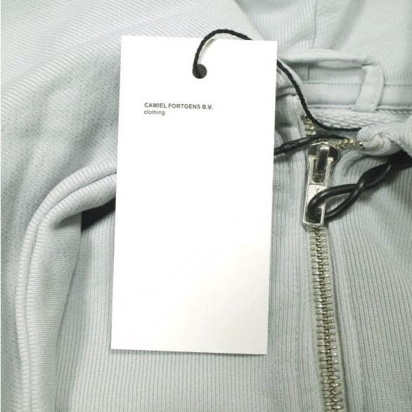 新品 CAMIEL FORTGENS カミエルフォートヘンス 24AW SCARF HOODIE スカーフ付き ジップアップパーカー CF.18.02.02.01 S GREY 定価75,900円 |  | 03