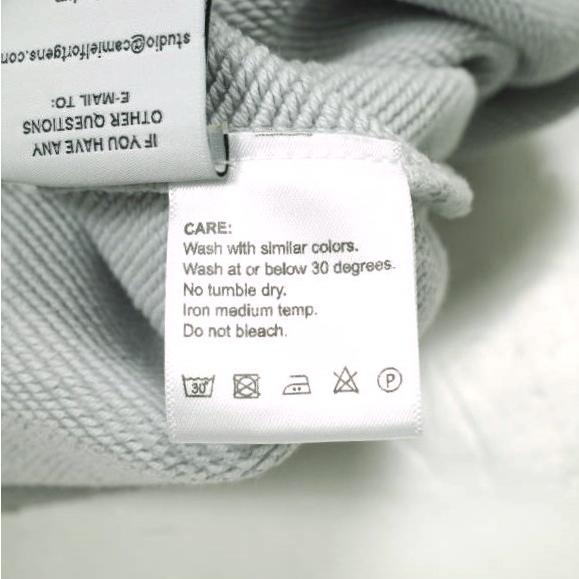 新品 CAMIEL FORTGENS カミエルフォートヘンス 24AW SCARF HOODIE スカーフ付き ジップアップパーカー CF.18.02.02.01 S GREY 定価75,900円 |  | 08