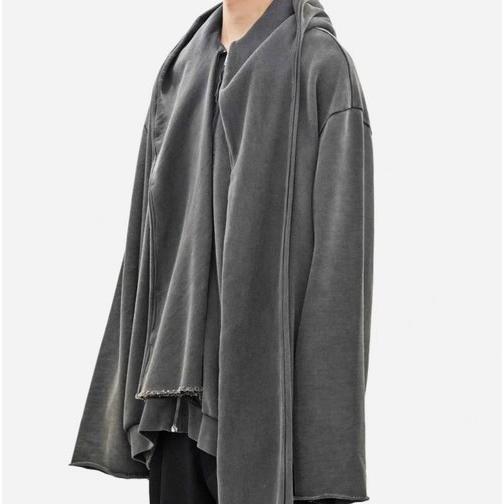新品 CAMIEL FORTGENS カミエル フォートヘンス 24AW SCARF HOODIE スカーフ付き ジップアップパーカー CF.18.02.02.01 S BLK 定価75,900円 |  | 02