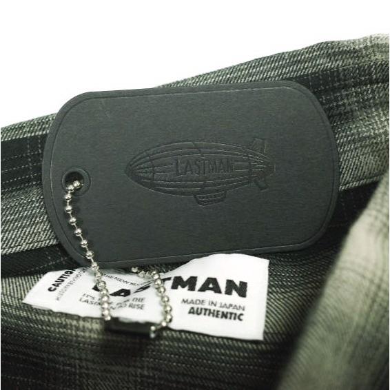 新品 LASTMAN ラストマン 25SS 日本製 OMBRE PLAID WESTERN SHIRTS オンブレチェックウエスタンシャツ 251LM-SH03 L BLACK 定価77,000円 |  | 04