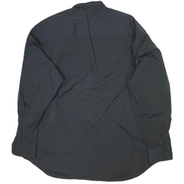 H BEAUTY＆YOUTH エイチ ビューティーアンドユース 24AW ナイロンワッシャーレギュラーカラーシャツ 1211-186-8286 L NAVY 長袖 LIMONTA |  | 01