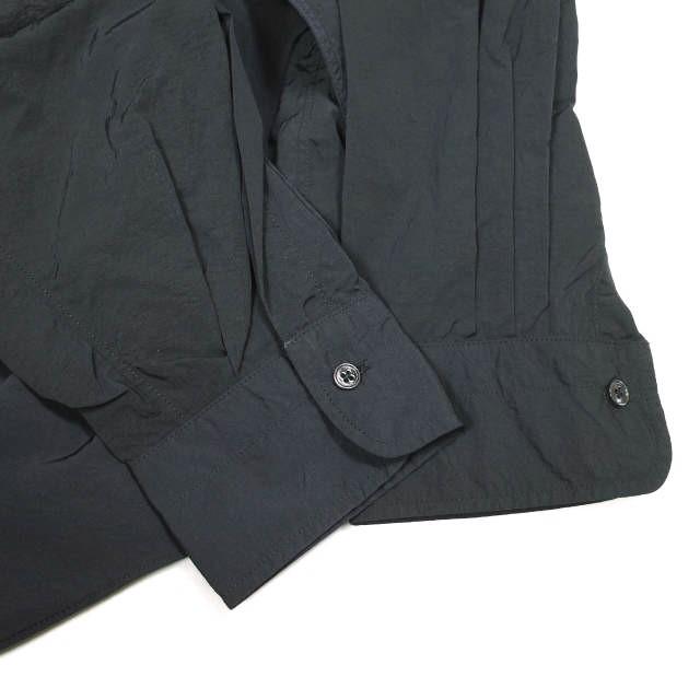 H BEAUTY＆YOUTH エイチ ビューティーアンドユース 24AW ナイロンワッシャーレギュラーカラーシャツ 1211-186-8286 L NAVY 長袖 LIMONTA |  | 04