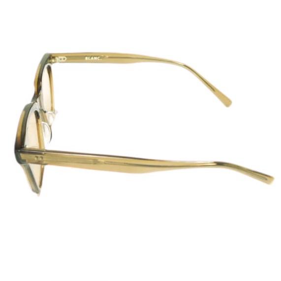 BLANC.. ブラン 日本製 B0026 MAP ウェリントンサングラス Lt.Brown/Lt.Brown 49□19-145 ユニセックス 眼鏡 メガネ g23182 |  | 03