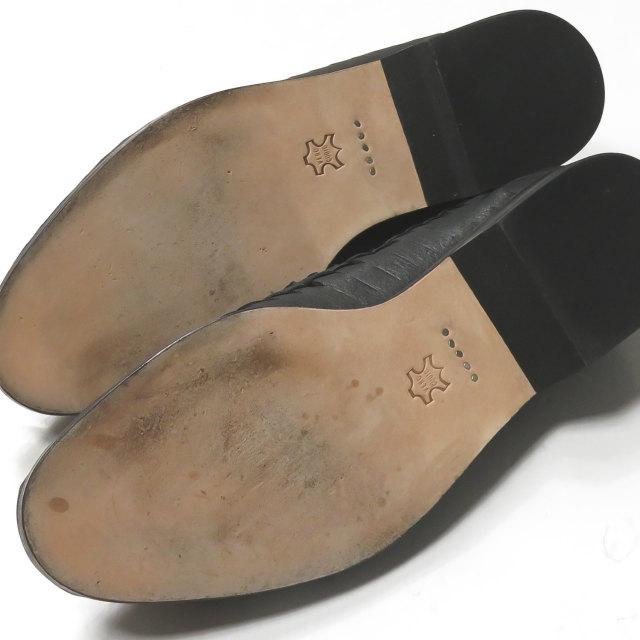 【美品】エンダースキーマ　日本製　スエードチーク 高級レザースリッパ　本革正規品 leather slipper｜スキマ Hender Scheme Official Online Shop