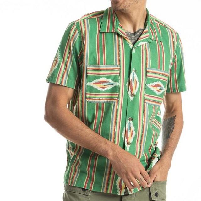 RRL ダブルアールエル 23SS NATIVE PRINT JERSEY CAMP SHIRT プリントジャージーキャンプシャツ 782916881001 M Double RL 定価41,800円 |  | 02