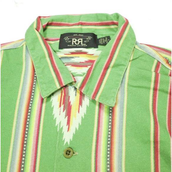 RRL ダブルアールエル 23SS NATIVE PRINT JERSEY CAMP SHIRT プリントジャージーキャンプシャツ 782916881001 M Double RL 定価41,800円 |  | 04