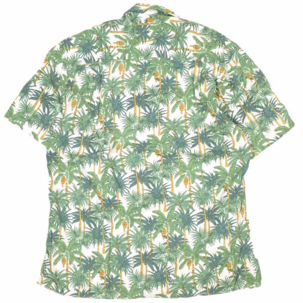 GITMAN BROS VINTAGE ギットマンブラザーズ ヴィンテージ アメリカ製 ヤシの木プリント キャンプシャツ S Green 半袖 開襟 オープンカラー |  | 01