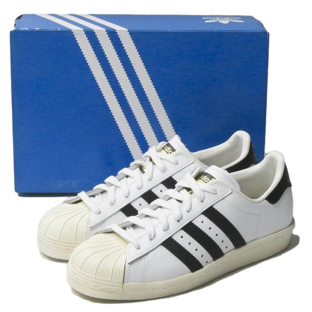 アディダス adidas SUPERSTAR 80s スーパースター G61070 US5(23cm) WHITE/BLACK/CHALK SS レザー 金べロ スニーカー シューズ :g2323:LOOPヤフーショッピング店 - 通販 -