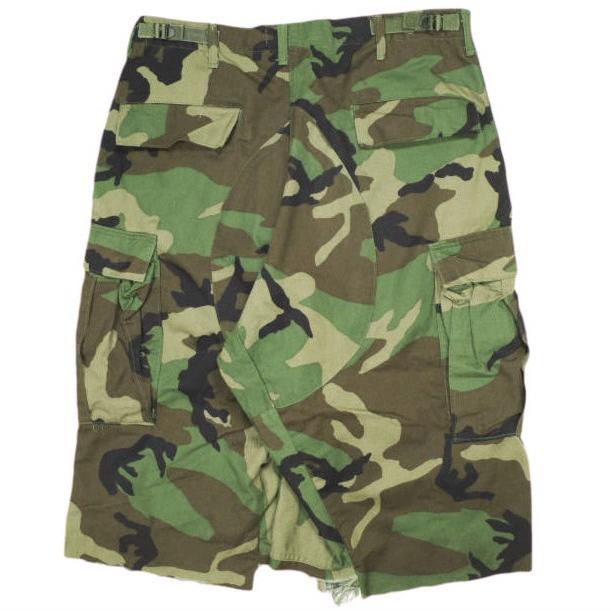 PLAN B プランビー 24SS REMAKE CAMO CROPPED CARGO PANTS リメイクカモフラージュクロップドパンツ M Olive 定価33,000円 REBELLE DE LUXE |  | 01