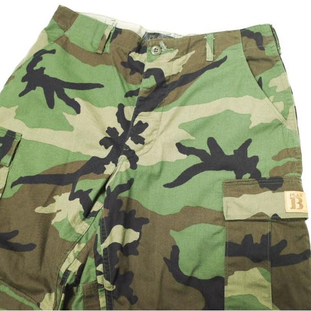 PLAN B プランビー 24SS REMAKE CAMO CROPPED CARGO PANTS リメイクカモフラージュクロップドパンツ M Olive 定価33,000円 REBELLE DE LUXE |  | 04