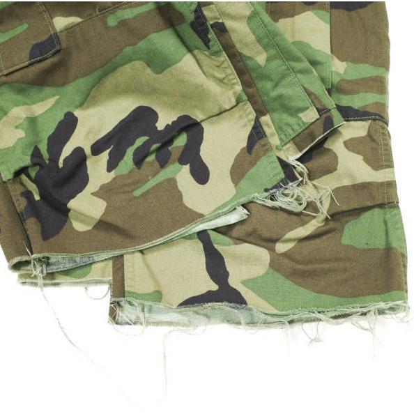 PLAN B プランビー 24SS REMAKE CAMO CROPPED CARGO PANTS リメイクカモフラージュクロップドパンツ M Olive 定価33,000円 REBELLE DE LUXE |  | 08