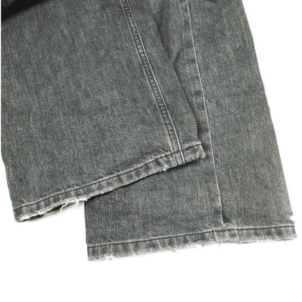 KAMIYA カミヤ 24SS Denim Pants クラッシュ加工 ウォッシュドデニム