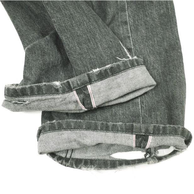 KAMIYA カミヤ 24SS Denim Pants クラッシュ加工 ウォッシュドデニム